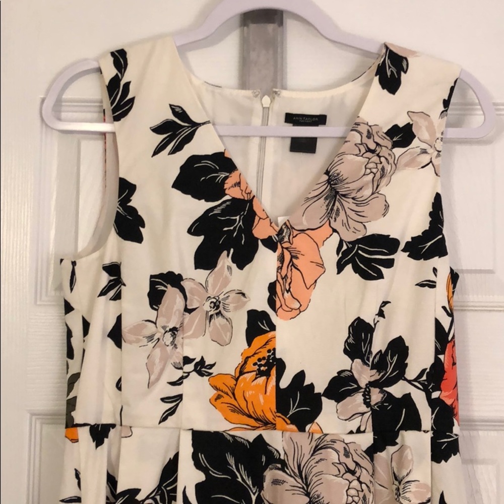 Ann Taylor floral midi dress